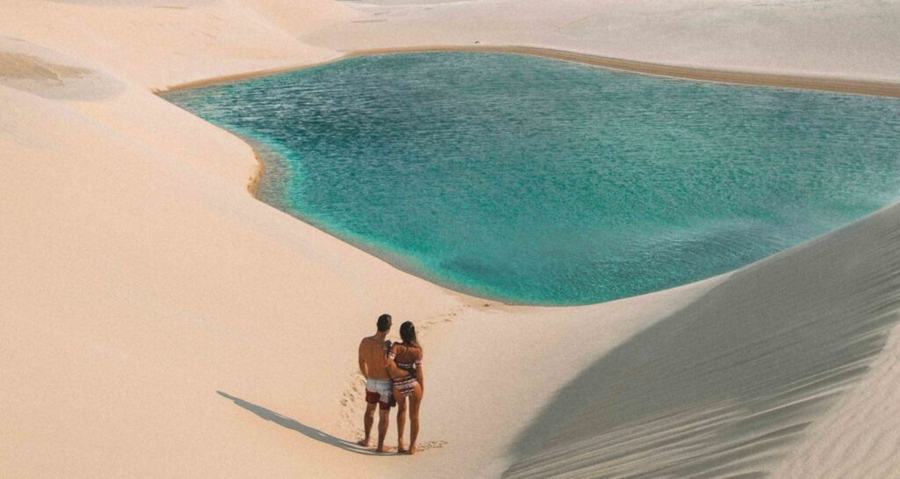 Dunas e lagoas dos Lençóis Maranhenses